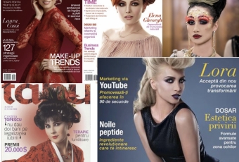 Make-up by Mirela Vescan, coperți